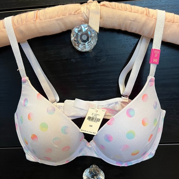 NWT Pink by Victoria’s Secret Wear Everywhere Convertible Push Up Bra 34B - Picture 1 of 7